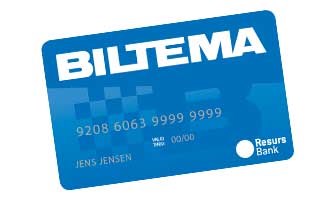 Biltema card